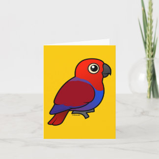 Tarjeta Hembra del loro de Eclectus