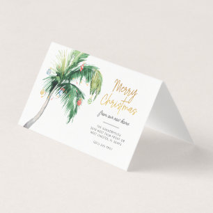 Tarjeta Hemos trasladado a Navidades de vacaciones Invitac