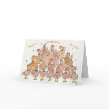 Hen Choir Feliz cumpleaños