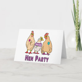 Tarjeta Hen Fiesta