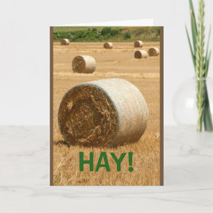 Tarjeta ¡HENO! Aniversario feliz
