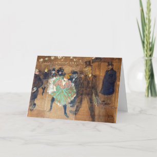 Tarjeta Henri de Toulouse-Lautrec - Baile en el Rouge