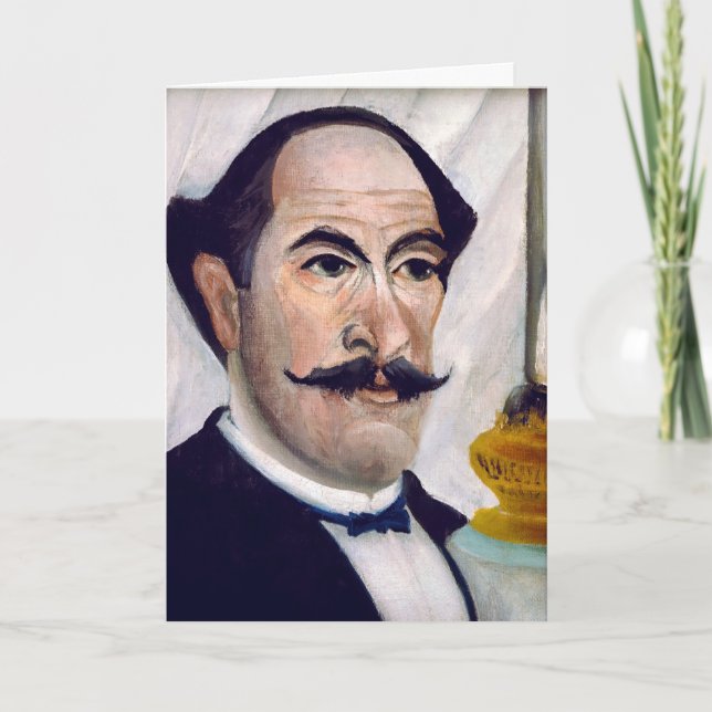Tarjeta Henri Rousseau - autorretrato (Anverso)