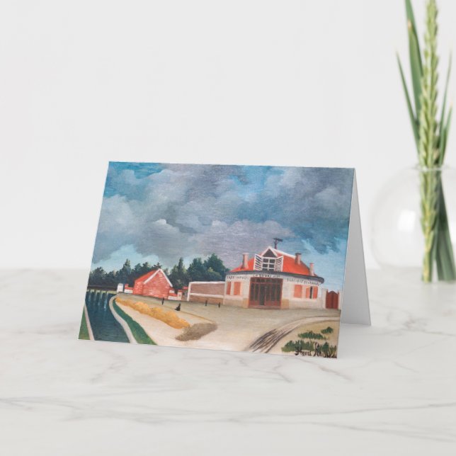 Tarjeta Henri Rousseau - La Fábrica de la Presidencia (Anverso)