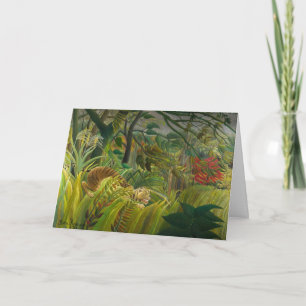 Tarjeta Henri Rousseau - ¡Sorprendido!
