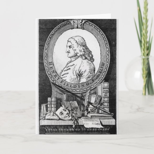 Tarjeta Henry Fielding a la edad de cuarenta y ocho años (Anverso)