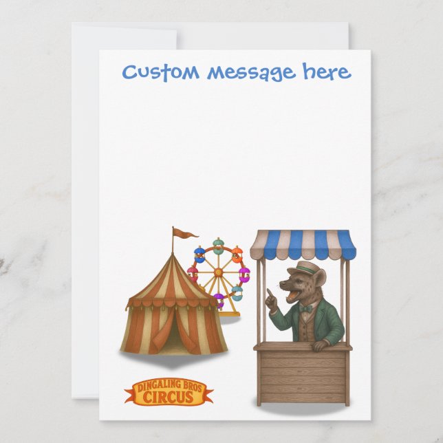 Tarjeta Henry hyena hawker (Anverso)