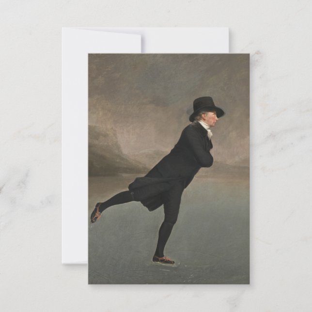 Tarjeta Henry Raeburn - El Ministro de Patinaje (Anverso)