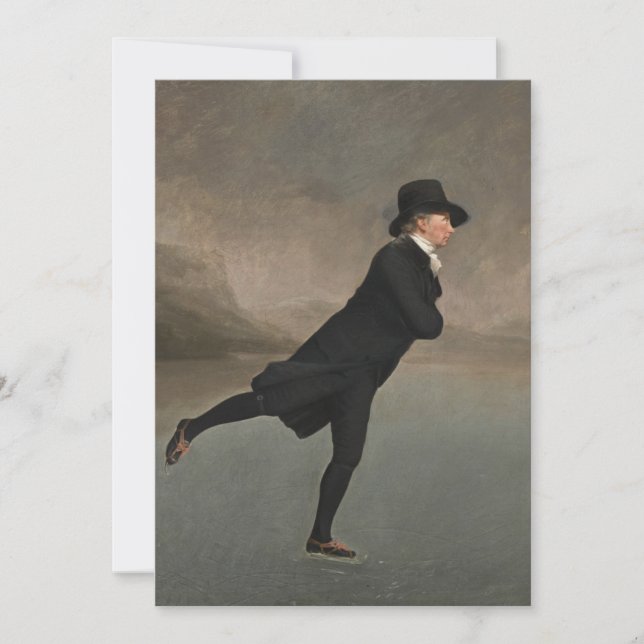 Tarjeta Henry Raeburn - El Ministro de Patinaje (Anverso)