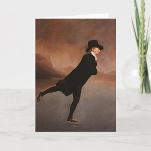 Tarjeta Henry Raeburn- el ministro patinador