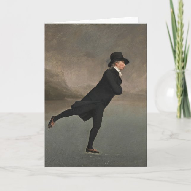Tarjeta Henry Raeburn - The Skating Minister Card (Anverso)
