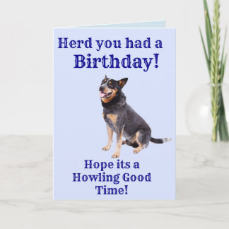 Tarjeta Herd, tenías un cumpleaños