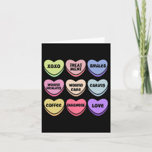 Tarjeta Heridas Cuidados De Heridas Enfermera San Valentín