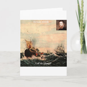 Tarjeta Herman Melville Cita Llámame Ismael