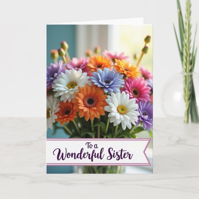 Tarjeta Hermana de Flores Radiantes (Anverso)
