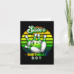 Tarjeta Hermana De La Bola Familiar De Cumpleaños