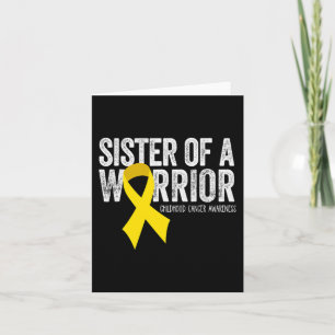 Tarjeta Hermana de una guerra contra el cáncer infantil