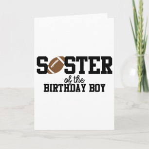 Tarjeta Hermana Del Cumpleañero Amante De Los Pies Primer