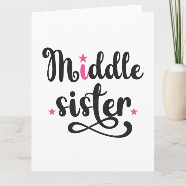 Tarjeta Hermana del Medio, Estrellas Cutas (Anverso)