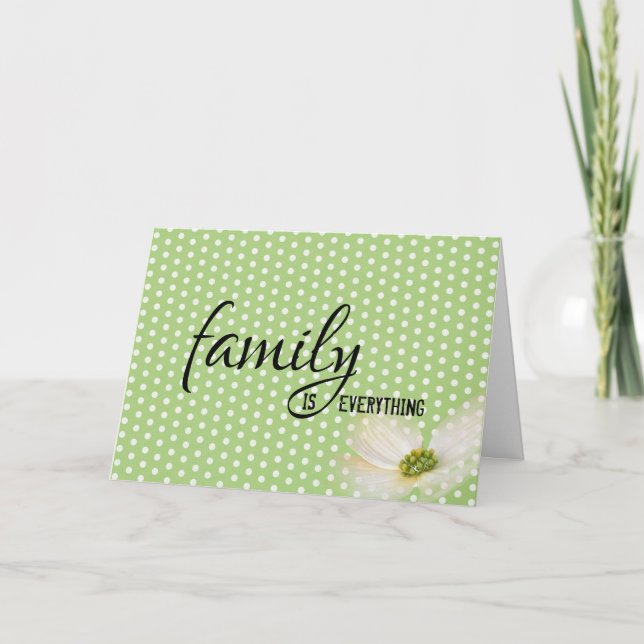 Tarjeta Hermana En Derecho Polka Dot Cumpleaños (Anverso)