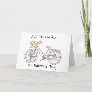 TARJETA *HERMANA EN LA CARTA "DÍA DE LA MADRE"