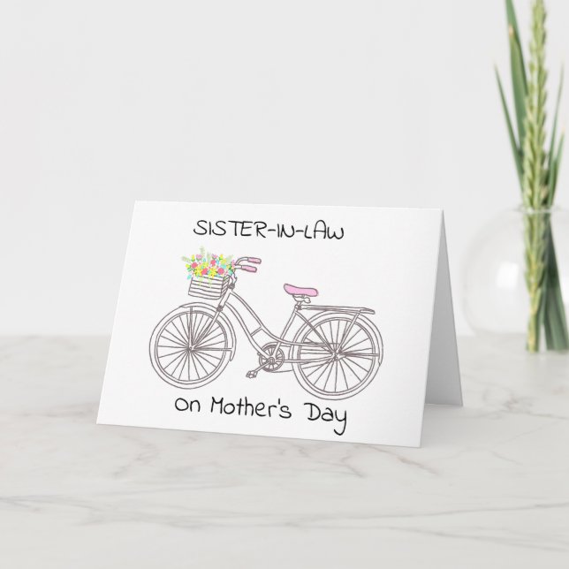 TARJETA *HERMANA EN LA CARTA "DÍA DE LA MADRE" (Anverso)