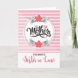 Tarjeta Hermana en la ley sobre el Día de la Madre