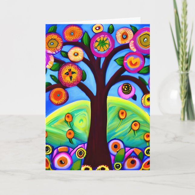 Tarjeta Hermana Feliz Cumpleaños Personalizada (Anverso)