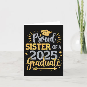 Tarjeta Hermana Senior 2025 Orgullosa Hermana De Una Cl De