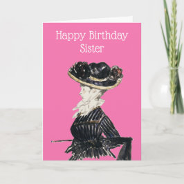 Tarjeta Hermana Vintage Gran Gorra Edouard Manet Cumpleaño