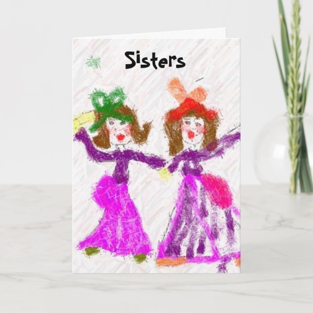 Tarjeta Hermanas (Anverso)