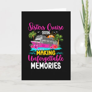 Tarjeta Hermanas Crucero 2026 Creando Recuerdos Hermanas C