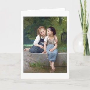 Tarjeta Hermanas de Bouguereau
