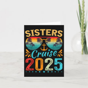 Tarjeta Hermanas de viaje de vacaciones C en crucero 2025