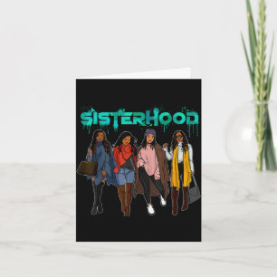 Tarjeta Hermandad de Juneteenth hermanas amigas