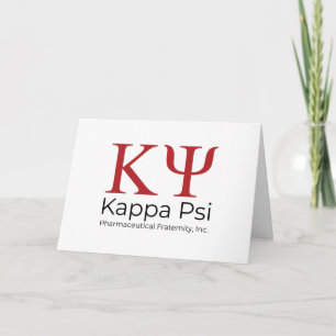 Tarjeta Hermandad Farmacéutica Kappa Psi