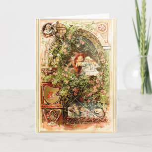 Tarjeta Hermann Vogel - bella durmiente