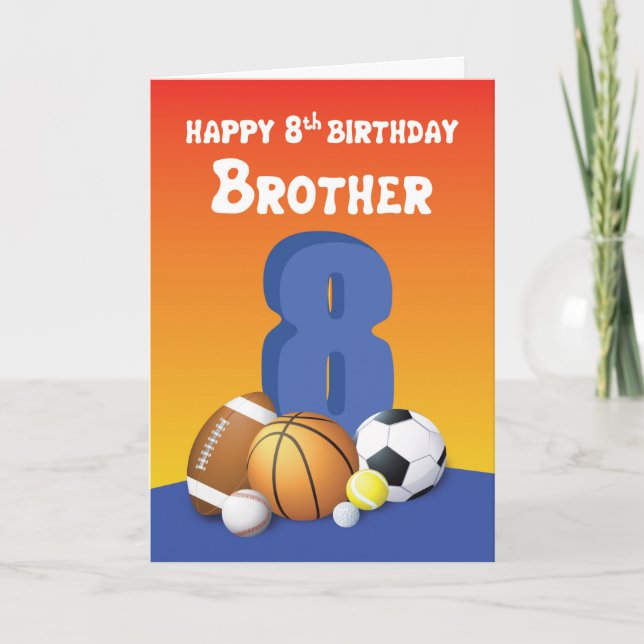 Tarjeta Hermano 8.º Balls Deportiva (Anverso)