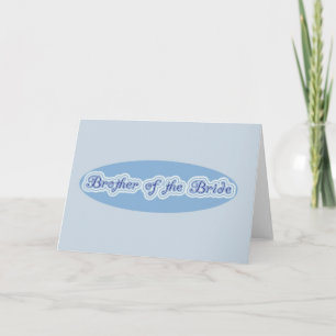 Tarjeta Hermano de la novia