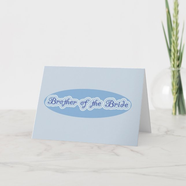 Tarjeta Hermano de la novia (Anverso)