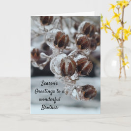 Tarjeta Hermano de la temporada de saludos