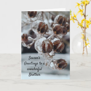 Tarjeta Hermano de la temporada de saludos