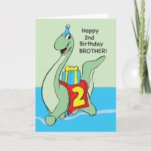 Tarjeta Hermano, Dinosaurio de cumpleaños