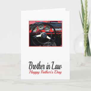 Tarjeta Hermano en la ley feliz día del padre