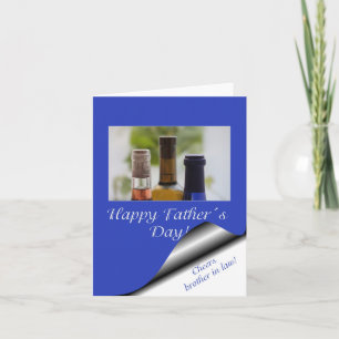 Tarjeta Hermano en la ley feliz día del padre