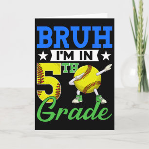 Tarjeta Hermano, estoy en 5to grado, fanático de Softll, c