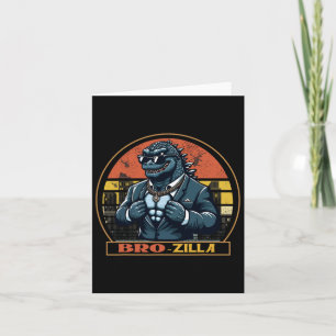 Tarjeta Hermano Genial Brozilla Hermano Fuerte Saurus Fami