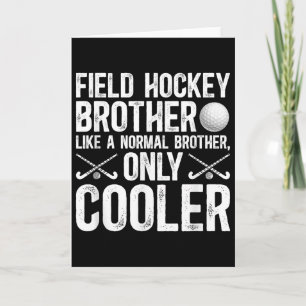 Tarjeta Hermano Genial de Hockey sobre Césped de un Jugado