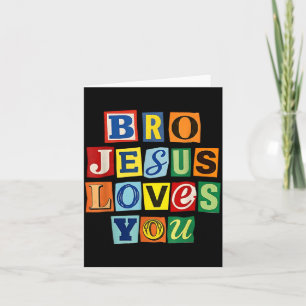 Tarjeta Hermano Jesús Ama Divertido Jesús Ama Hermano Reli