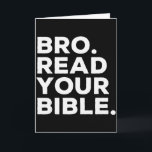 Tarjeta Hermano Lee Tu Biblia Hermano Religioso Cristiano<br><div class="desc">Hermano Lee Tu Biblia Hermano Religioso Cristiano Fe Recordatorio</div>